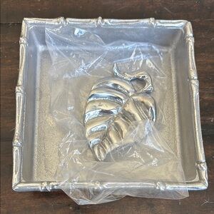 Silver Leaf Trinket Dish